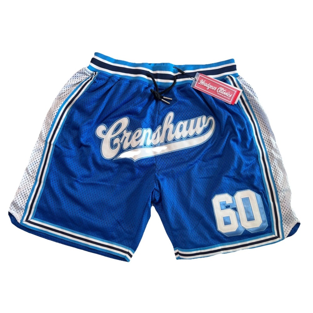 Headgear Classics Nipsey Hussle Crenshaw Mesh Basketball Shorts Size Medium NWT!